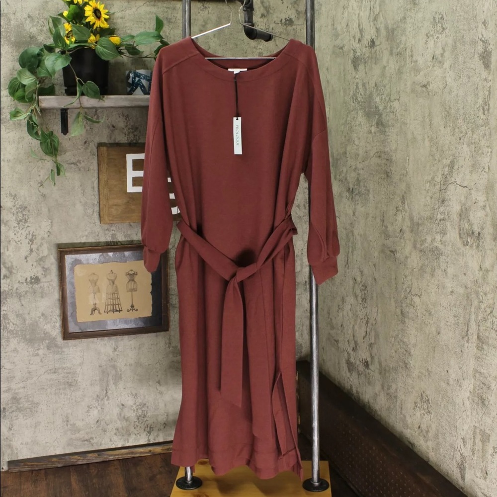 PROLOGUE by Target Women's 3X Plus Size Long Sleeve Dress NEW great fall color!